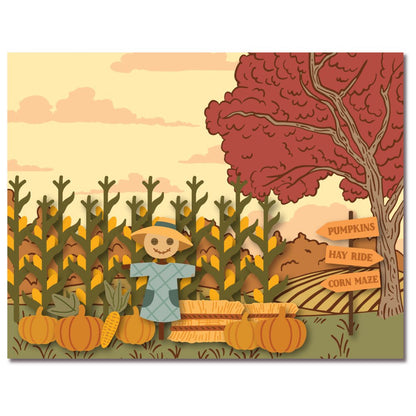 Farmhouse Fields Pumpkin Patch Add - On - Honey Cuts - Stand - Alone Dies - Honey Bee Stamps