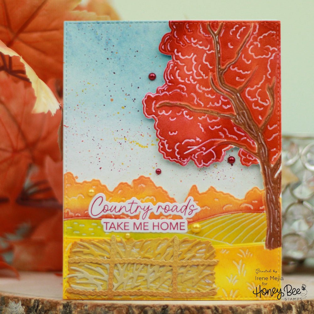 Farmhouse Fields - Set Of 6 - 6"x6" Layering Stencils - Honey Bee Stamps