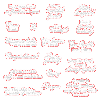 Flawless Friend - Honey Cuts - Coordinating Dies - Honey Bee Stamps