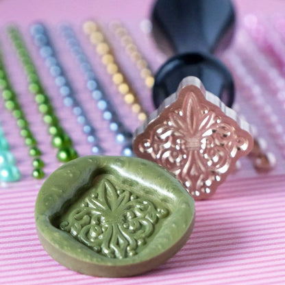 Fleur - de - Lis - Wax Stamper - Honey Bee Stamps