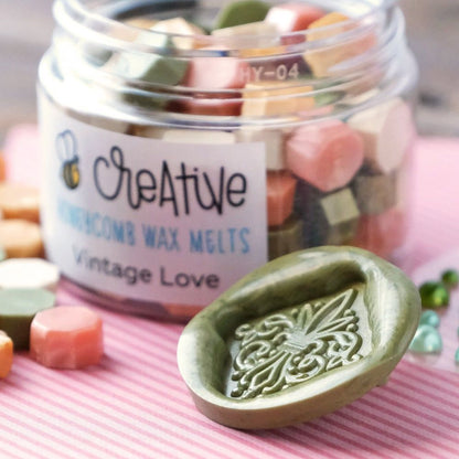 Fleur - de - Lis - Wax Stamper - Honey Bee Stamps