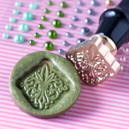 Fleur - de - Lis - Wax Stamper - Honey Bee Stamps