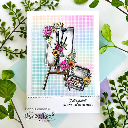 Floral Easel - Honey Cuts - Coordinating Dies - Honey Bee Stamps