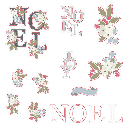 Floral Noel - Honey Cuts - Coordinating Dies - Honey Bee Stamps