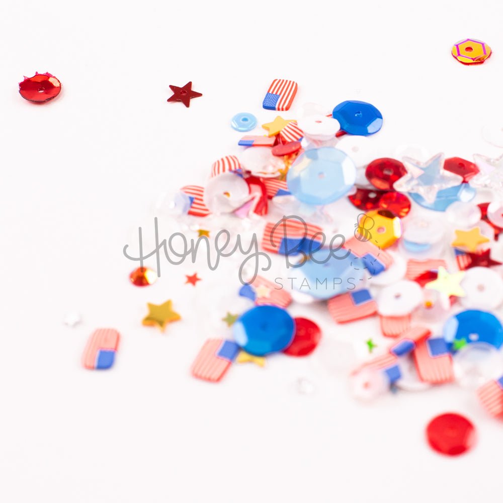 FREEDOM! - Sequin Mix - Honey Bee Stamps