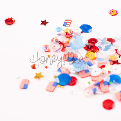 FREEDOM! - Sequin Mix - Honey Bee Stamps