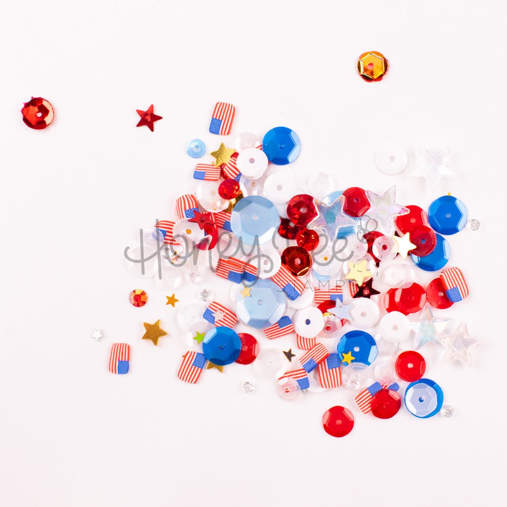 FREEDOM! - Sequin Mix - Honey Bee Stamps