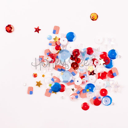 FREEDOM! - Sequin Mix - Honey Bee Stamps