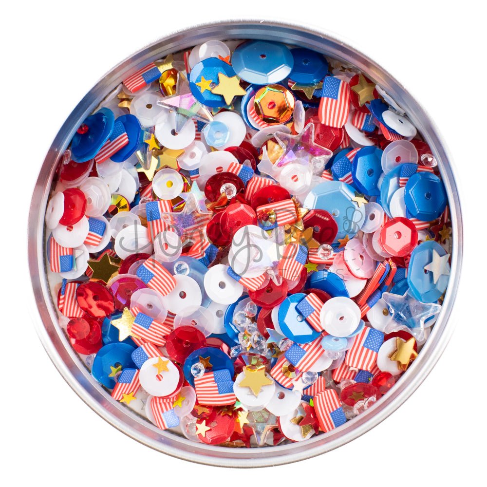 FREEDOM! - Sequin Mix - Honey Bee Stamps