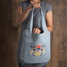 Frida To and Fro - Sweet Bees Embroidery Tote Bag - Honey Bee Stamps