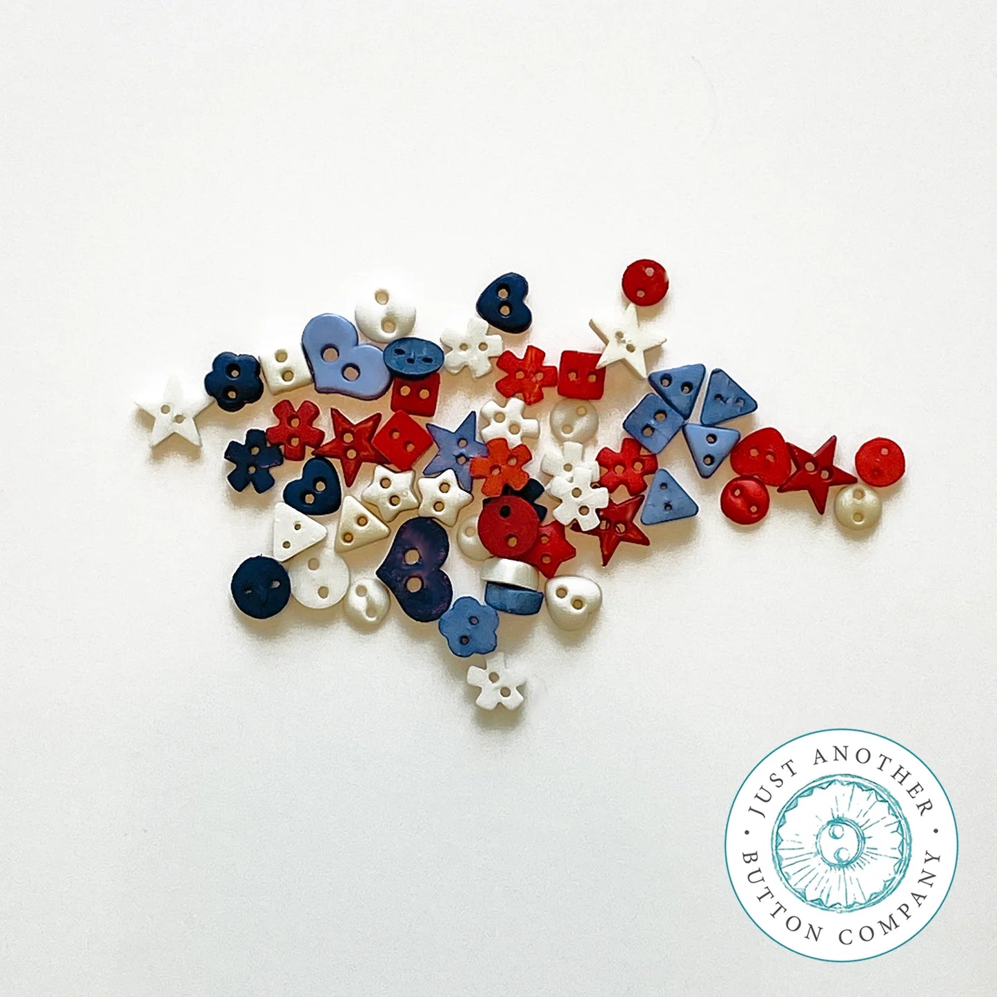 Sprinkle Just For Fun Mini Button Mix - All American