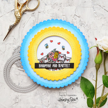 Double Stitched Circles - Honey Cuts - Stand-Alone Dies