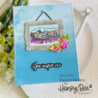 Gallery Wall: Fall - 5x7 Rubber Cling Stamp - Honey Bee Stamps