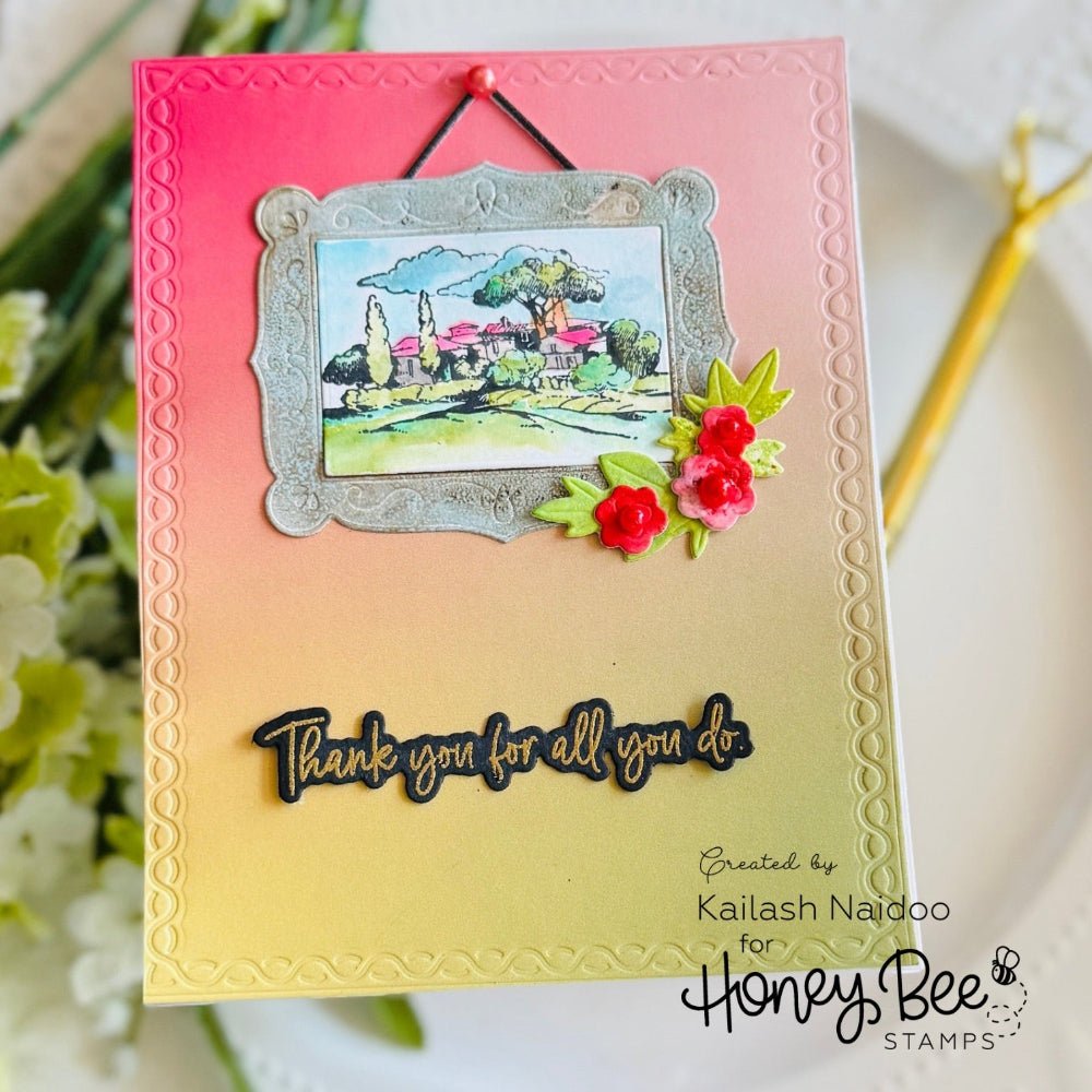 Gallery Wall: Fall - Honey Cuts - Coordinating Dies - Honey Bee Stamps