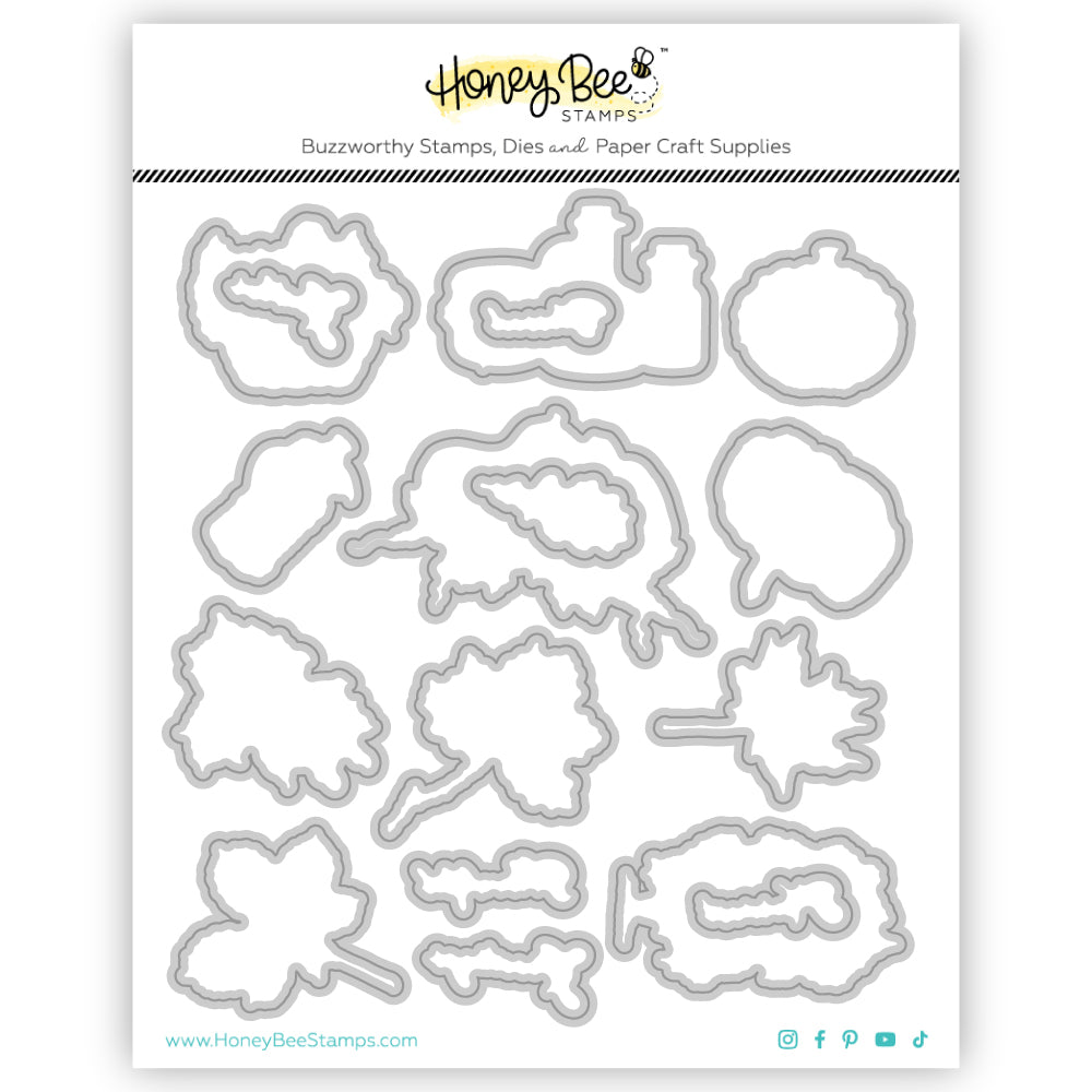 Gallery Wall: Fall - Honey Cuts - Coordinating Dies - Honey Bee Stamps