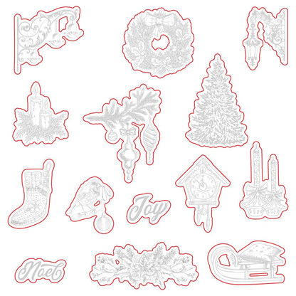 Gallery Wall: Holiday - Honey Cuts - Coordinating Dies - Honey Bee Stamps