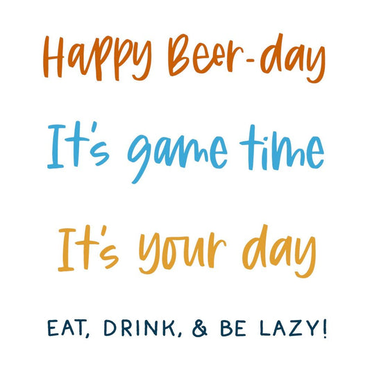 Game Time - 3x3 Photopolymer Clear Stamp Set - Honey Bee Stamps