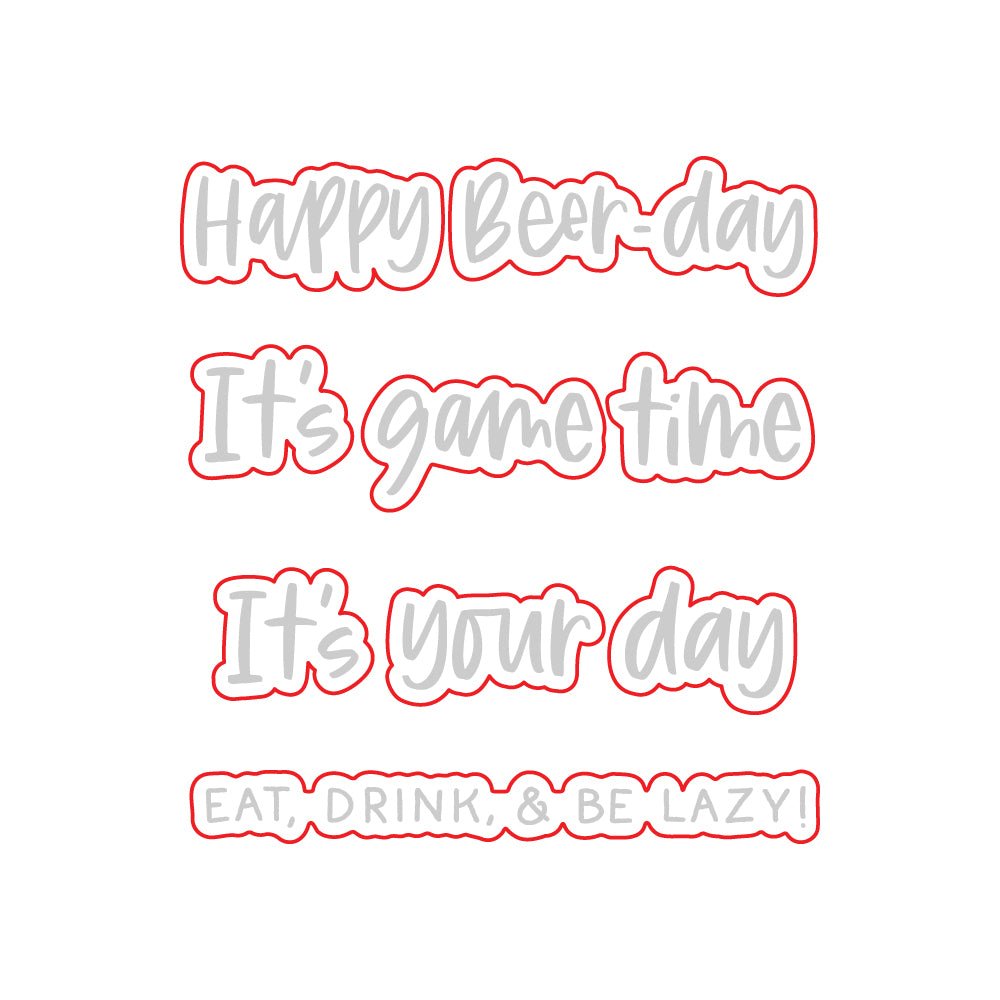 Game Time - Honey Cuts Coordinating Dies - Honey Bee Stamps