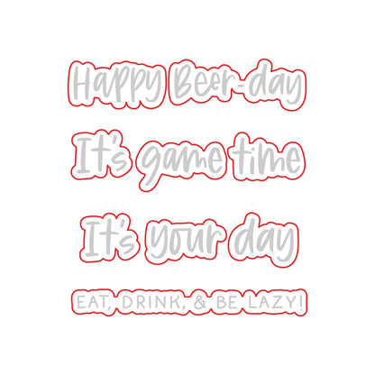 Game Time - Honey Cuts Coordinating Dies - Honey Bee Stamps