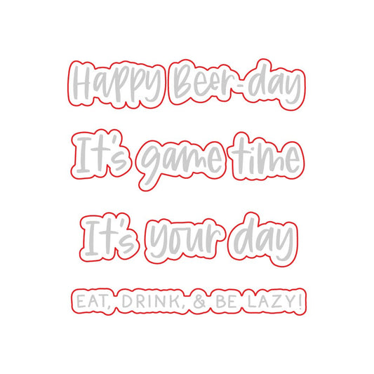 Game Time - Honey Cuts Coordinating Dies - Honey Bee Stamps