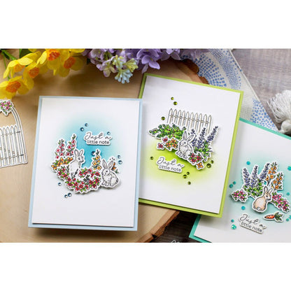 Garden Gate - 6x6 Photopolymer Stamp Set - Honey Bee Stamps