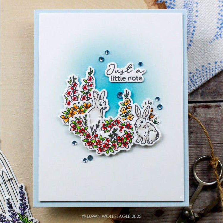 Garden Gate - 6x6 Photopolymer Stamp Set - Honey Bee Stamps