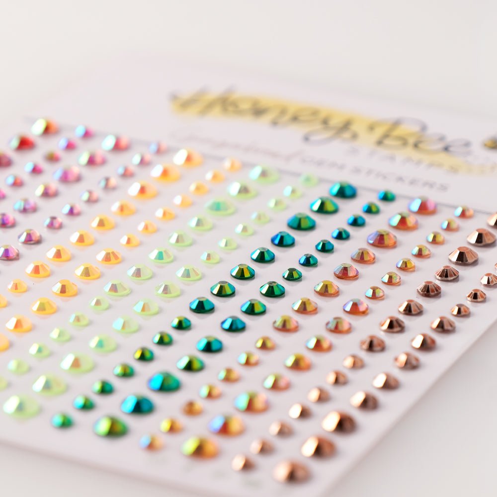 Gingerbread Gem Stickers - 210 Count - Honey Bee Stamps