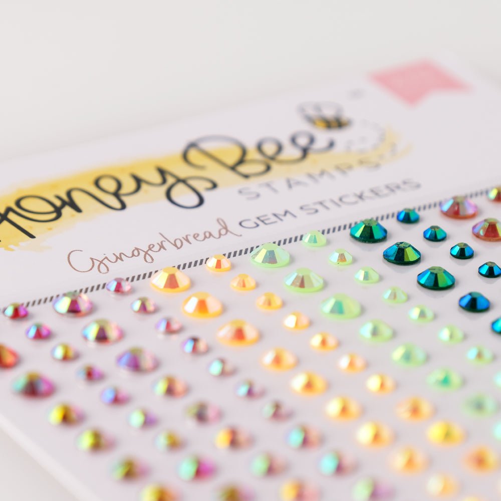 Gingerbread Gem Stickers - 210 Count - Honey Bee Stamps
