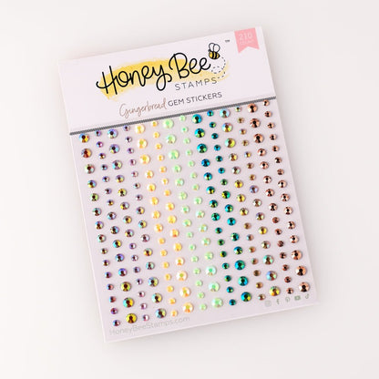 Gingerbread Gem Stickers - 210 Count - Honey Bee Stamps