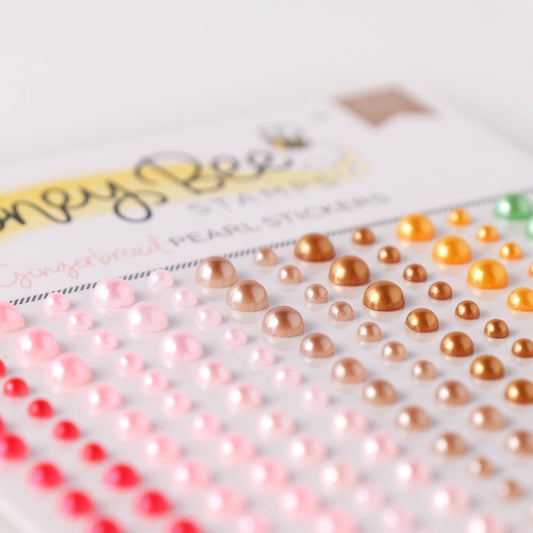 Gingerbread - Pearl Stickers - 210 Count - Honey Bee Stamps