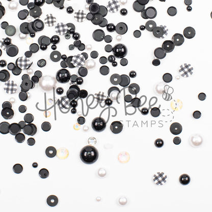 Gingham Glam - Sequin, Confetti and Pearl Mix - Honey Bee Stamps