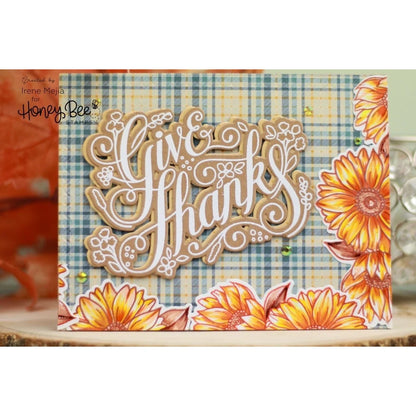 Give Thanks - Honey Cuts - Coordinating Dies - Honey Bee Stamps