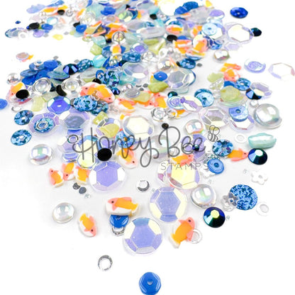 Golden Gills - Sequin Mix - Honey Bee Stamps