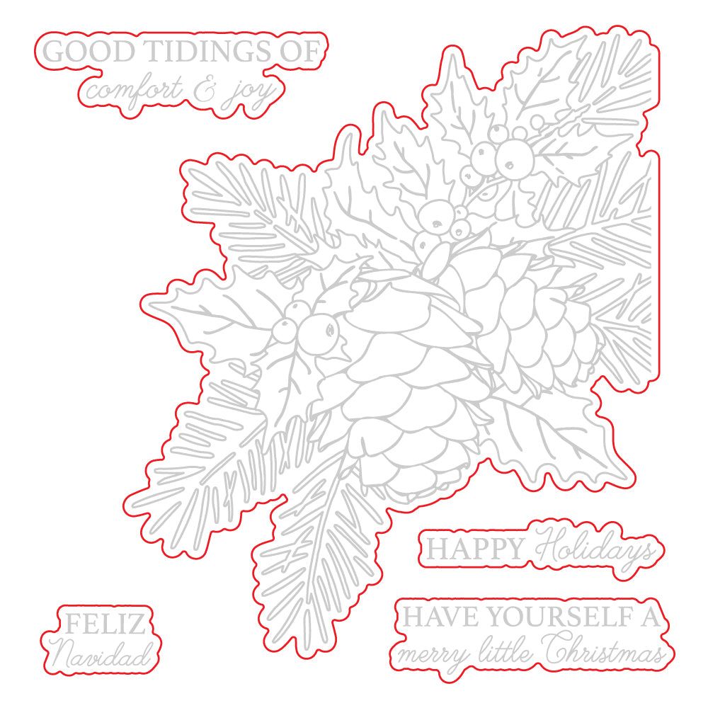 Good Tidings - Honey Cuts - Coordinating Dies - Honey Bee Stamps