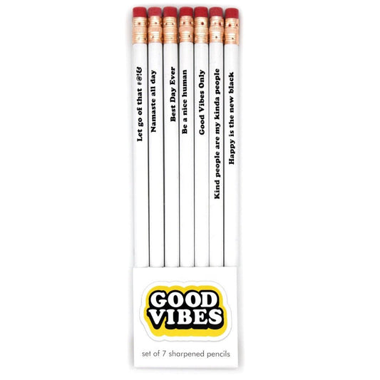 Good Vibes Pencil Set - Honey Bee Stamps