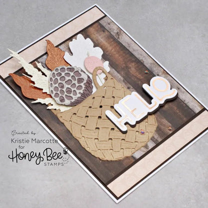 Grain & Grunge Paper Pad 6x8.5 - 24 Double - Sided Sheets - Honey Bee Stamps