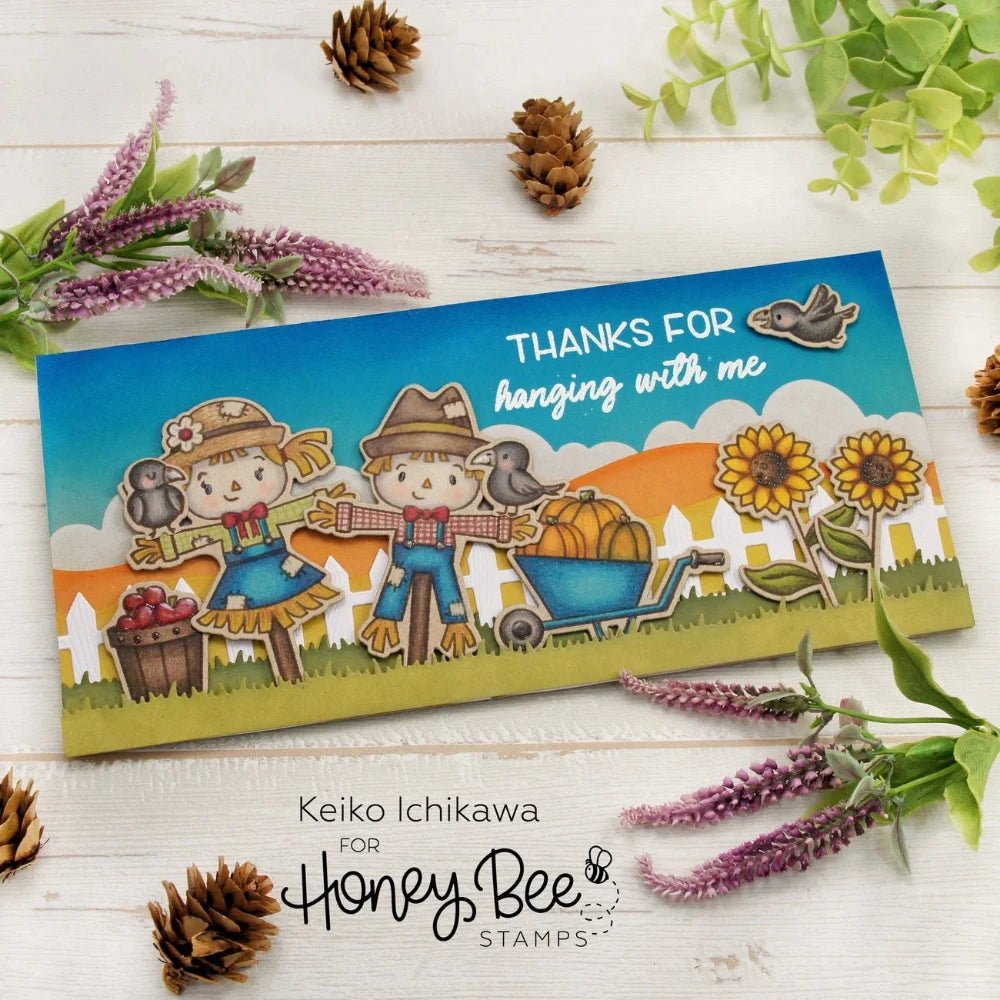 Grass Border - Honey Cuts - Stand - Alone Dies - Honey Bee Stamps