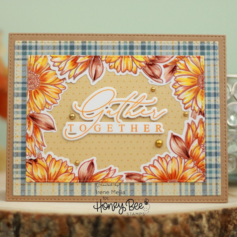 Grateful Gatherings - 6x8 Photopolymer Stamp Set - Honey Bee Stamps