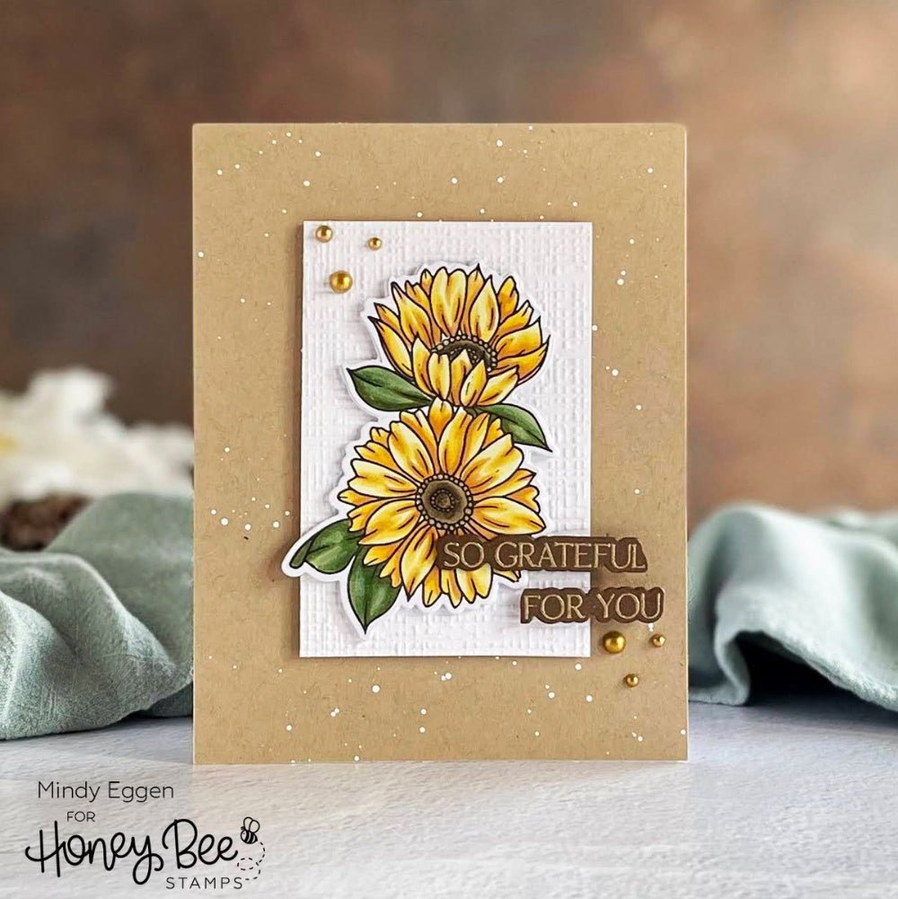 Grateful Gatherings - 6x8 Photopolymer Stamp Set - Honey Bee Stamps