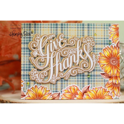 Grateful Gatherings - 6x8 Photopolymer Stamp Set - Honey Bee Stamps
