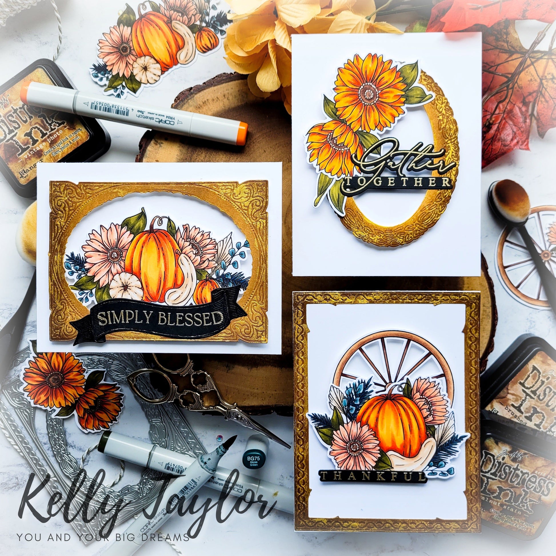 Grateful Gatherings - 6x8 Stamp Set - Honey Bee Stamps