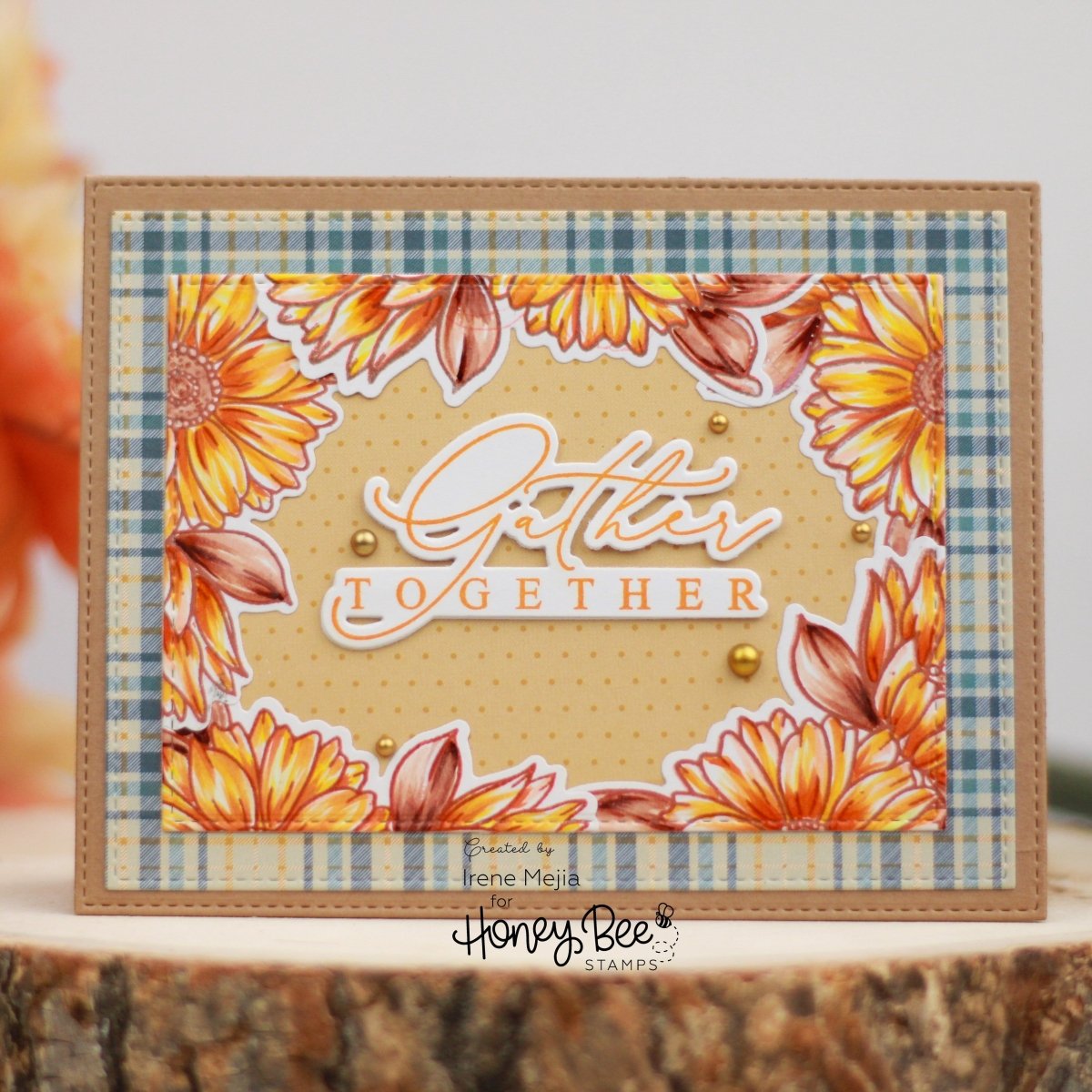 Grateful Gatherings - Honey Cuts - Coordinating Dies - Honey Bee Stamps