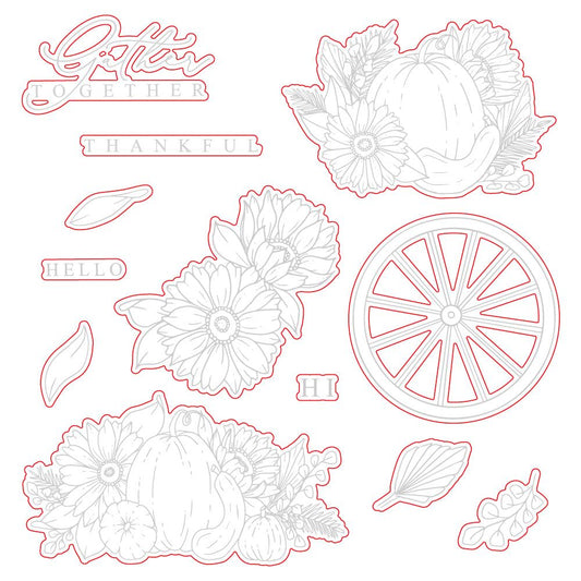 Grateful Gatherings - Honey Cuts - Coordinating Dies - Honey Bee Stamps