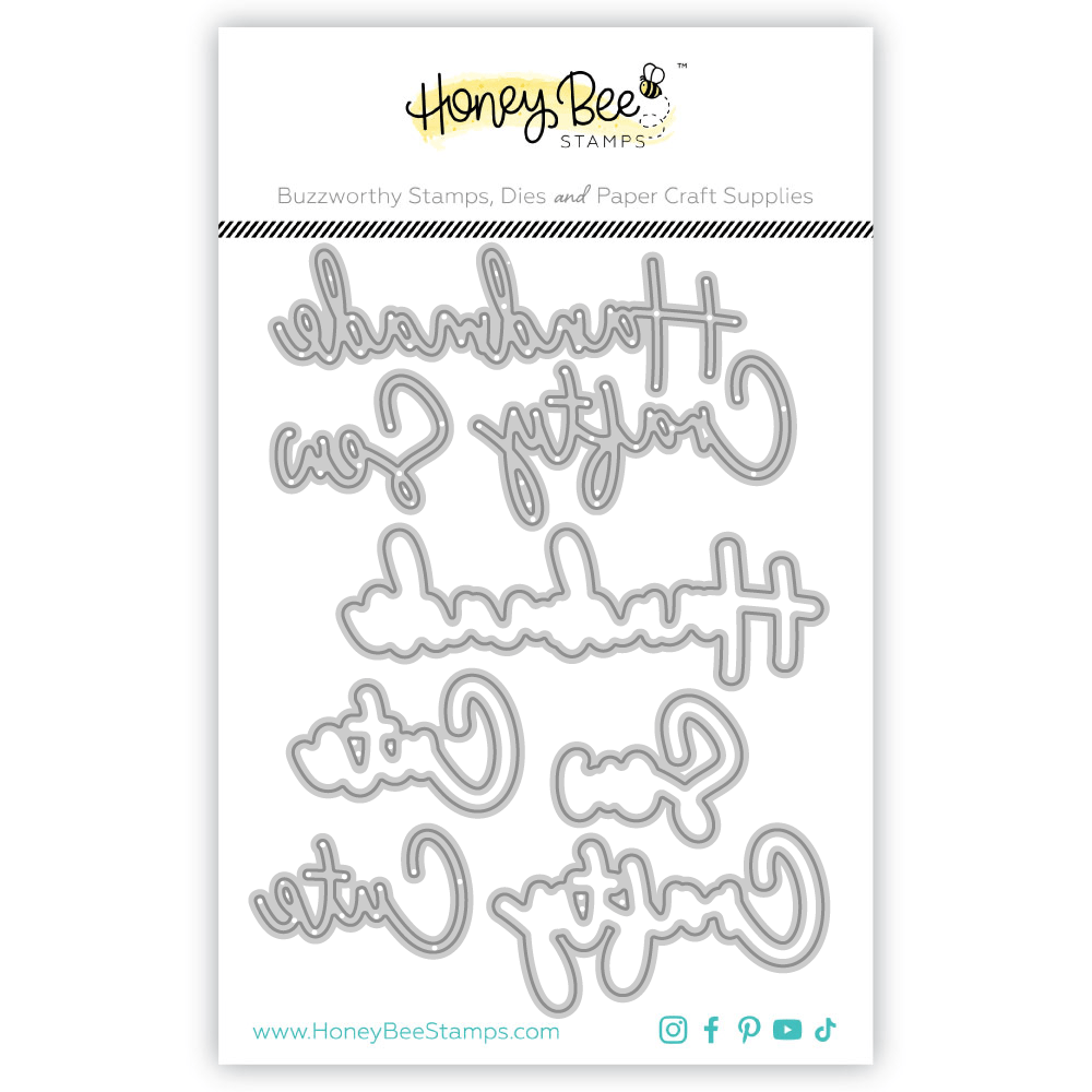 Great Greetings: Crafting - Honey Cuts - Stand - Alone Dies - Honey Bee Stamps