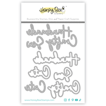 Great Greetings: Crafting - Honey Cuts - Stand - Alone Dies - Honey Bee Stamps