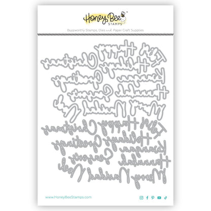 Great Greetings: Holiday - Honey Cuts - Stand - Alone Dies - Honey Bee Stamps