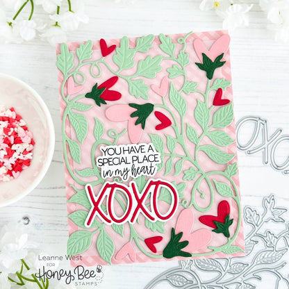 Great Greetings: Love - Honey Cuts - Stand - Alone Dies - Honey Bee Stamps