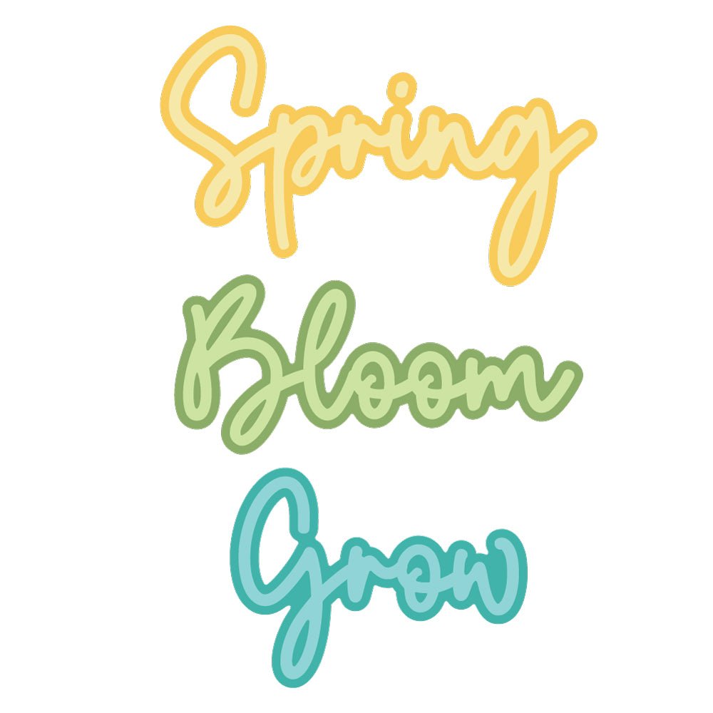 Great Greetings: Spring - Honey Cuts - Stand - Alone Dies - Honey Bee Stamps