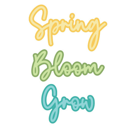 Great Greetings: Spring - Honey Cuts - Stand - Alone Dies - Honey Bee Stamps