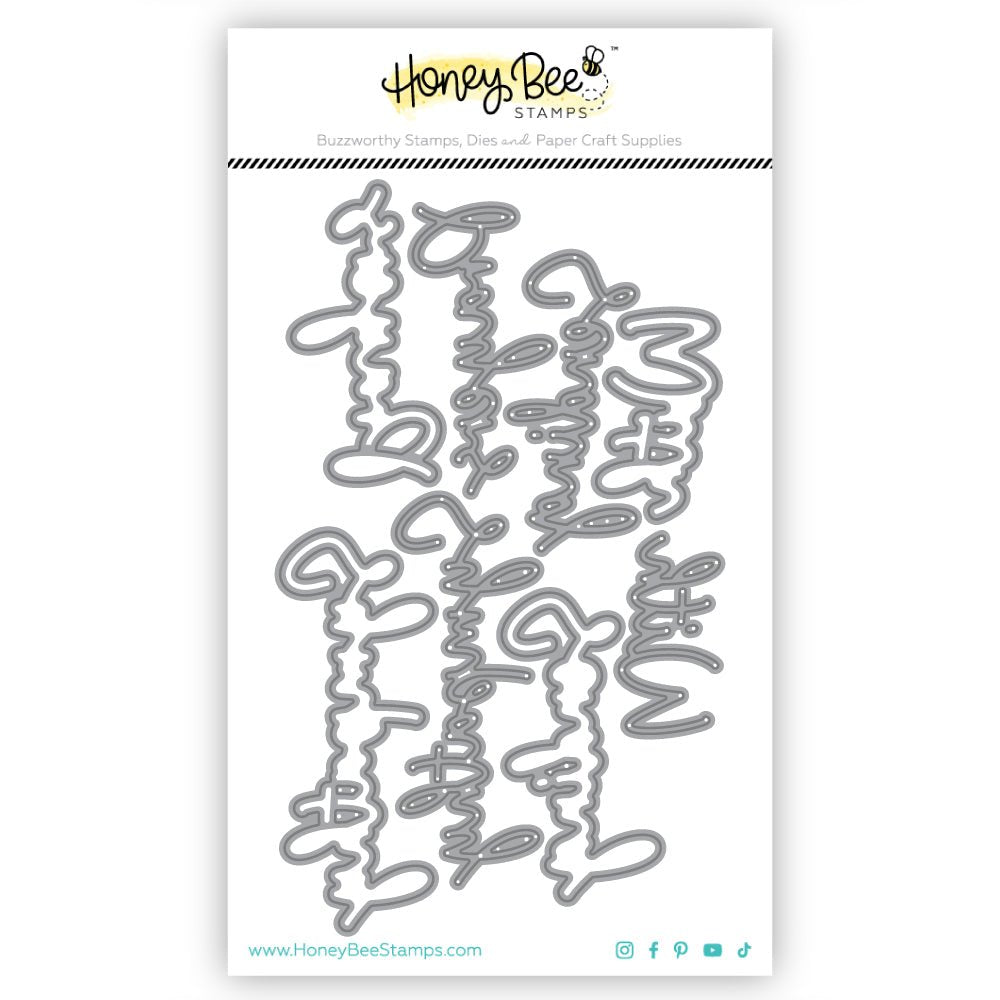 Great Greetings: Sympathy - Honey Cuts - Stand - Alone Dies - Honey Bee Stamps